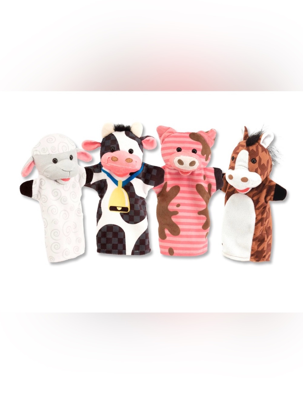 Melissa and Doug Farm Friend hand puppets set of 4